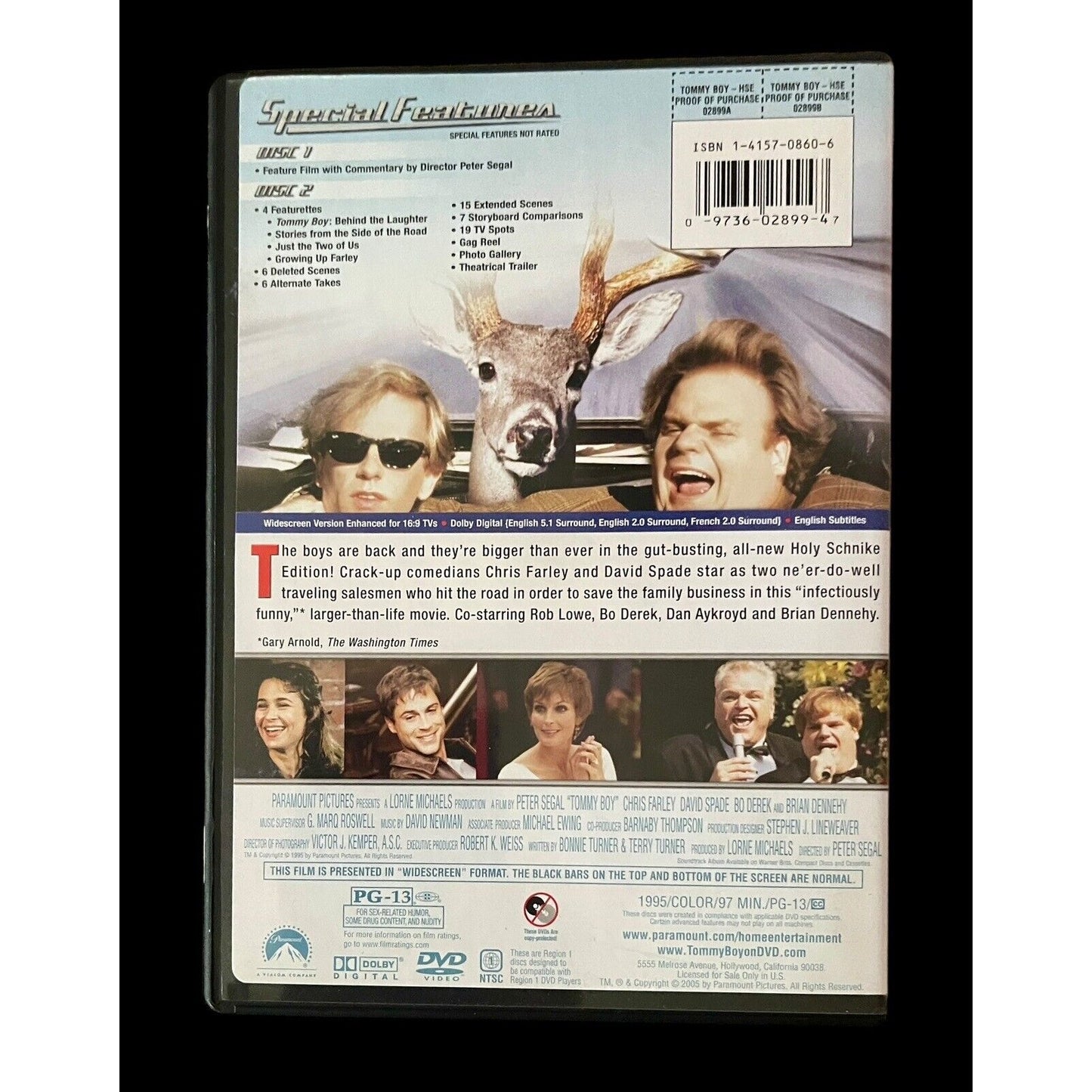 Tommy Boy • Holy Schnike DVD Edition • 1995 • Chris Farley • David Spade