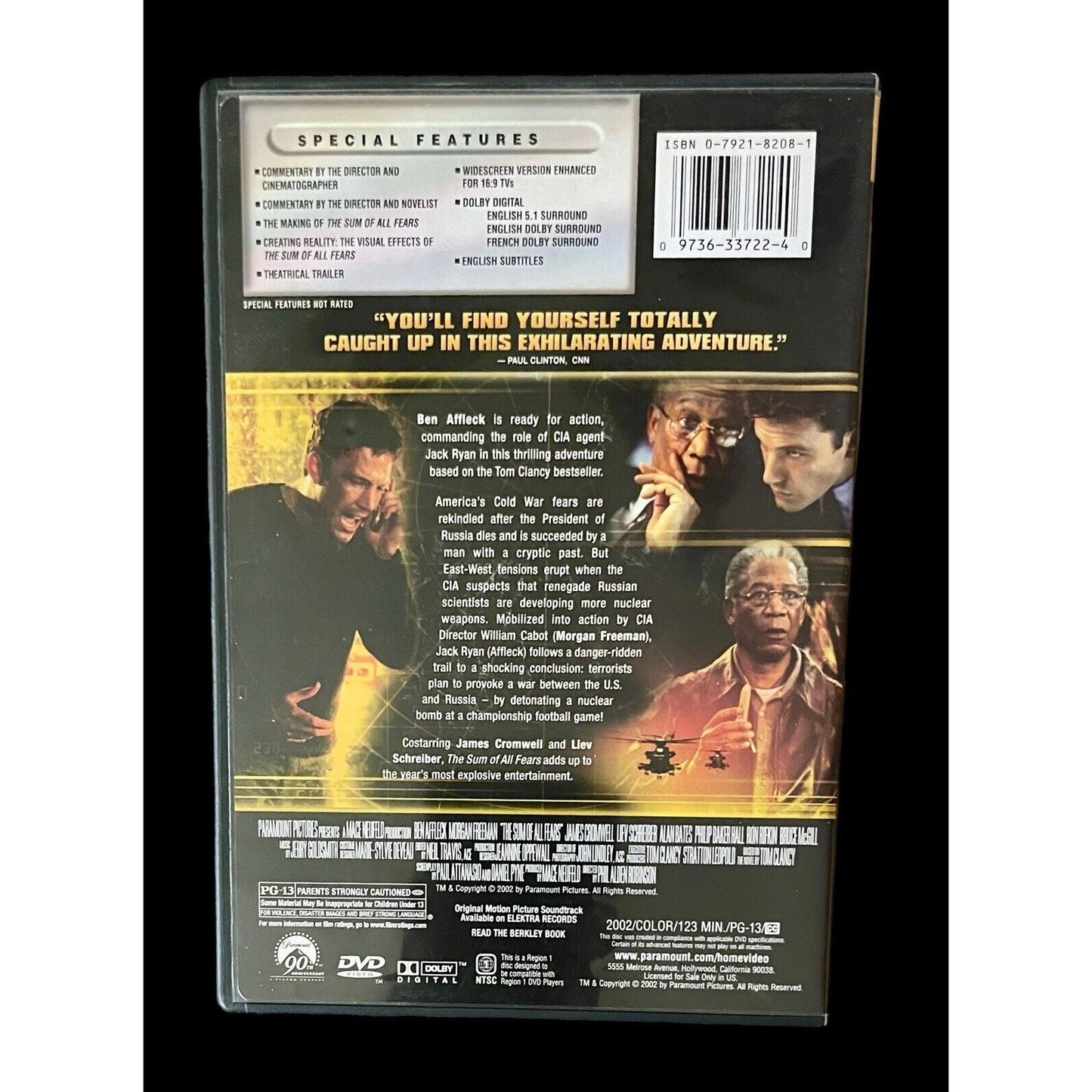 The Sum of All Fears • Special Collector's Edition • DVD • 2002