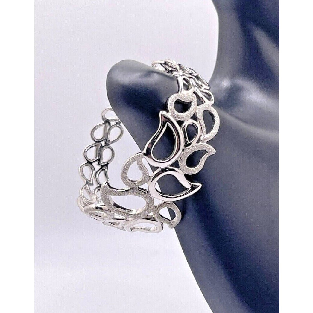 WLG .925 Sterling Silver Adjustable Bracelet GORGEOUS VGUC