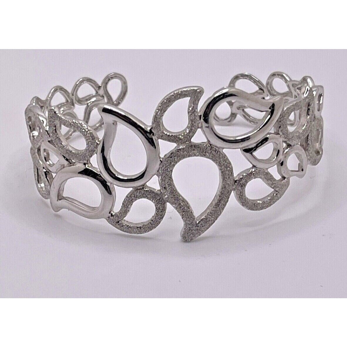 WLG .925 Sterling Silver Adjustable Bracelet GORGEOUS VGUC