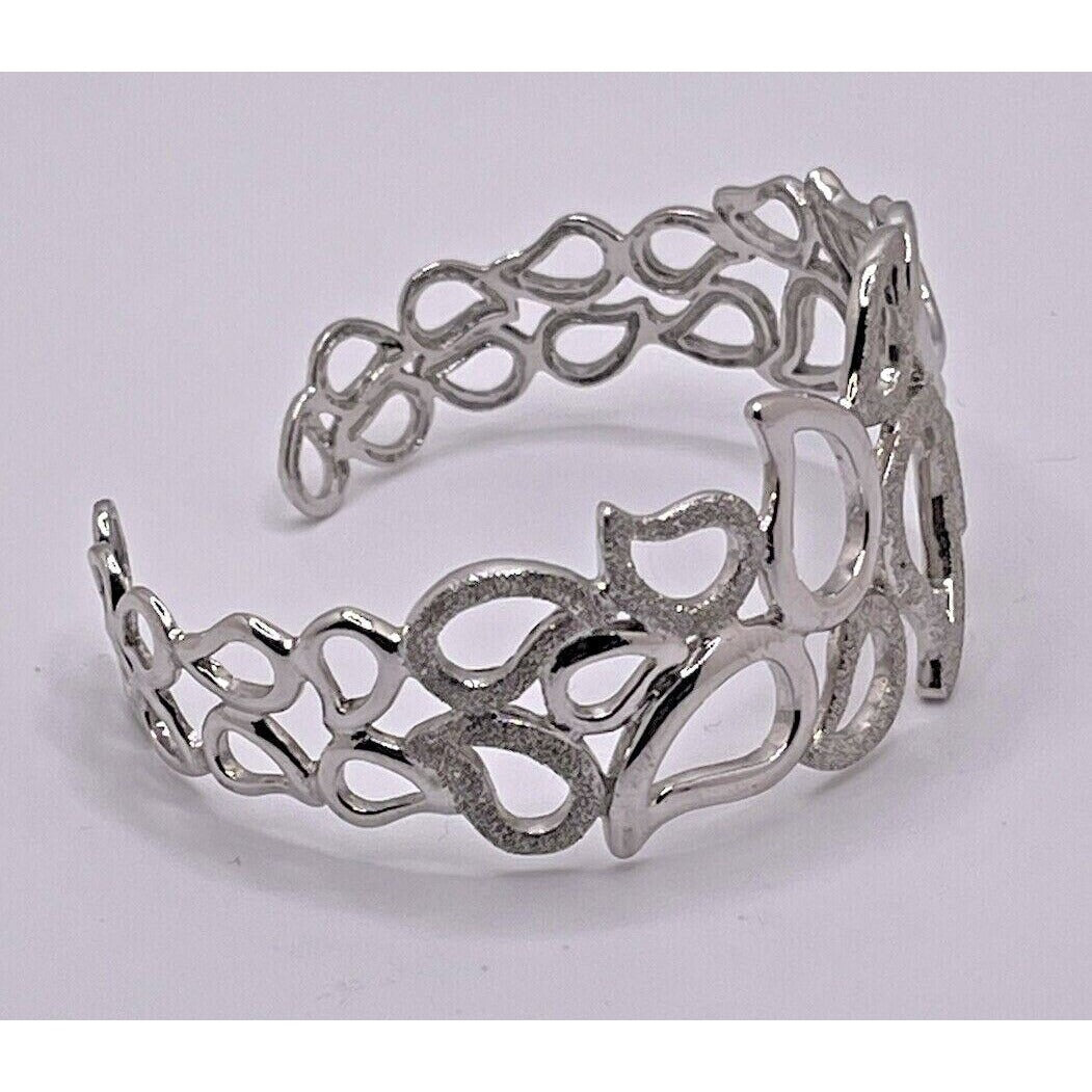 WLG .925 Sterling Silver Adjustable Bracelet GORGEOUS VGUC