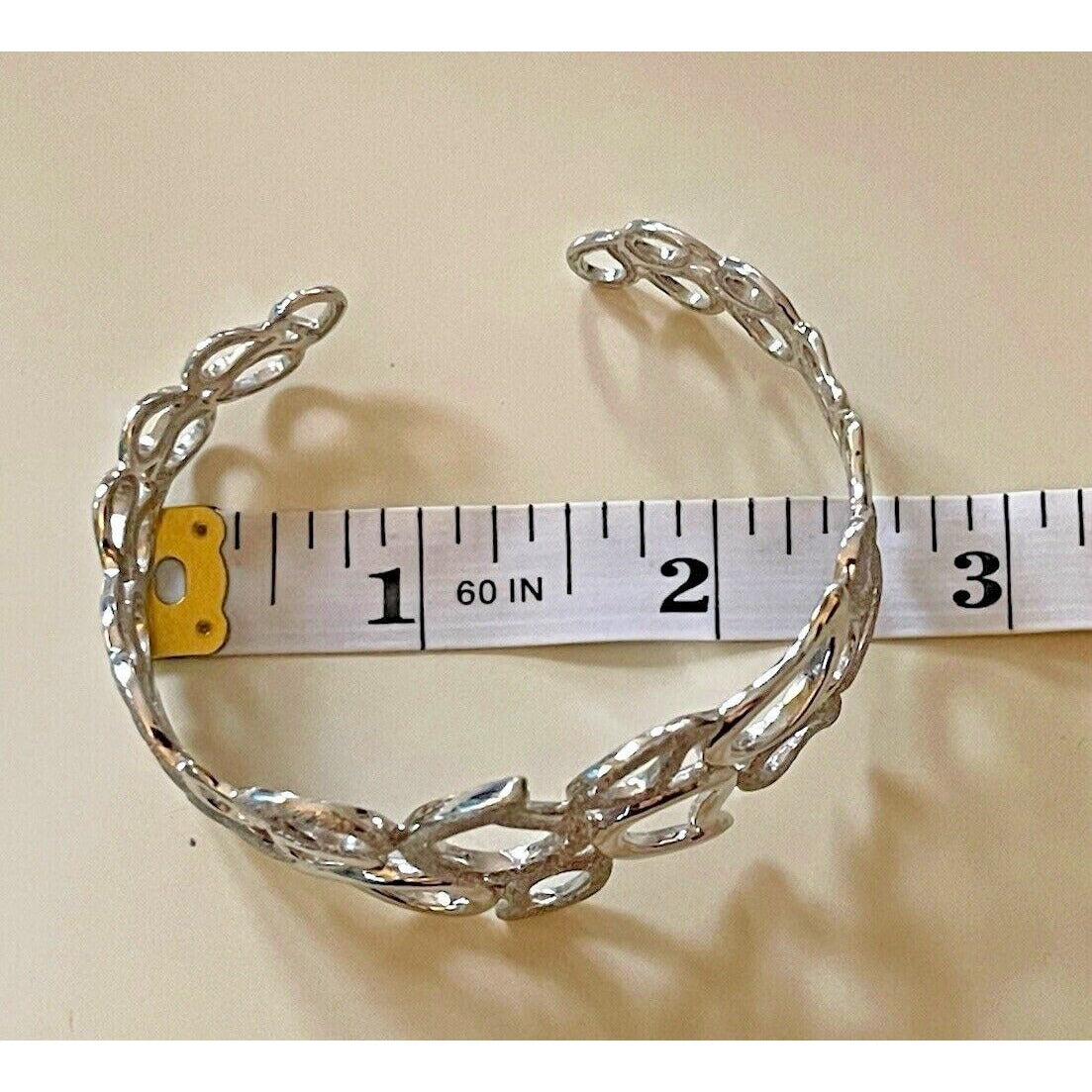 WLG .925 Sterling Silver Adjustable Bracelet GORGEOUS VGUC