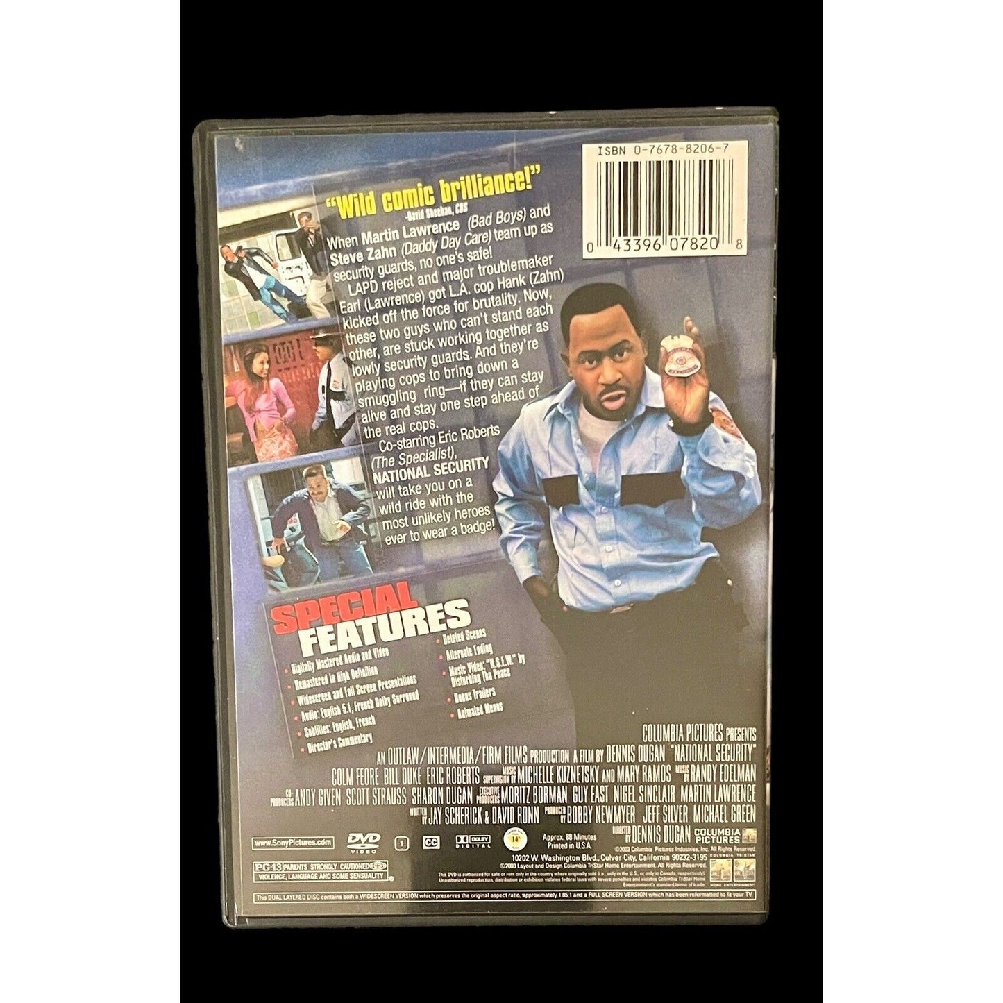 National Security • DVD • 2003 • Special Edition • Martin Lawrence
