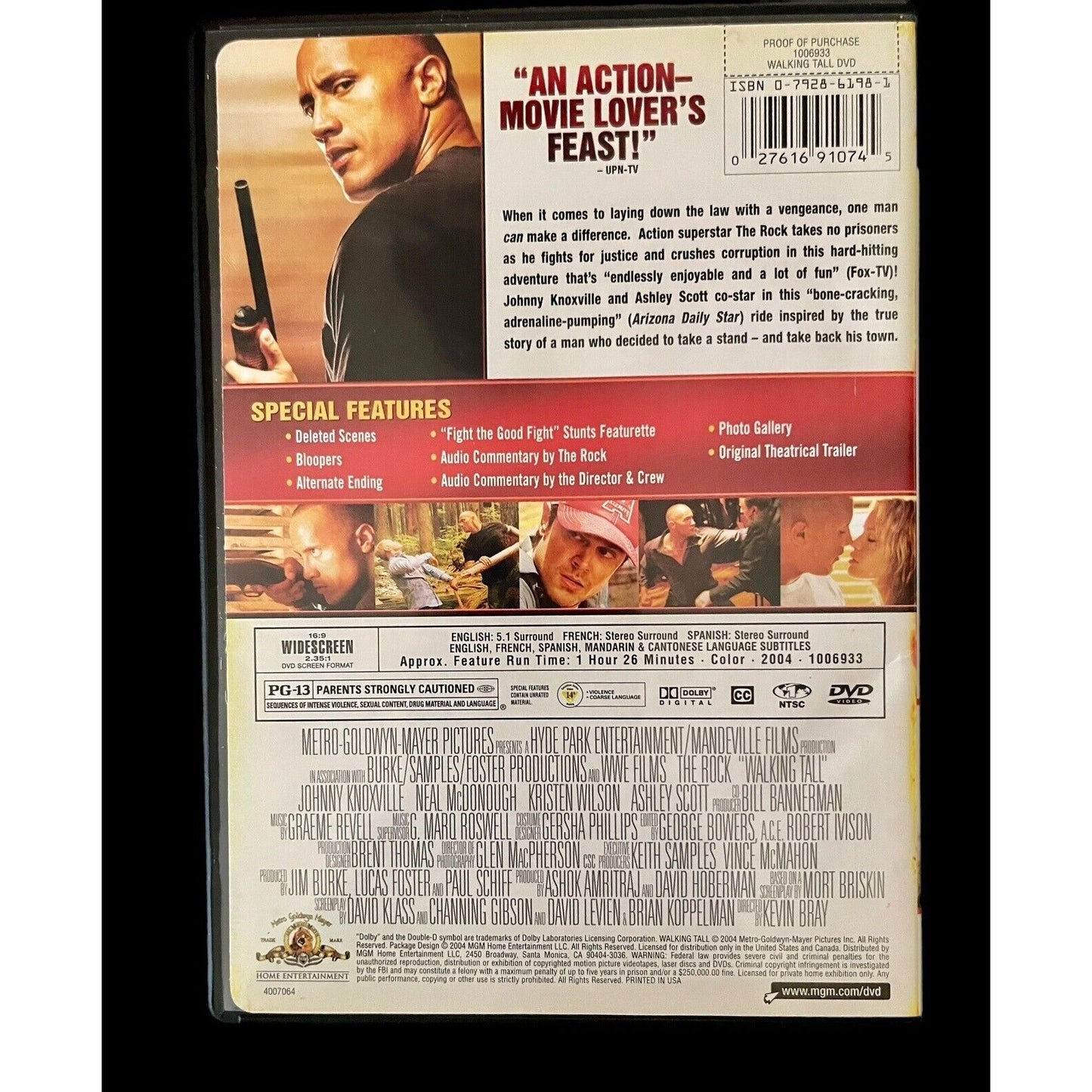 Walking Tall • DVD • 2004 Dwayne Johnson