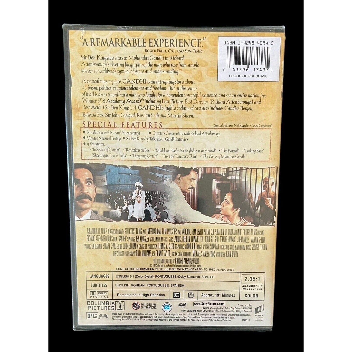 Gandhi • DVD • 25th Anniversary - New Sealed