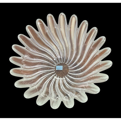Studio Nova Solaris Scallop Swirl Frosted Fruit 9” Medium Size Bowl EUC Gorgeous