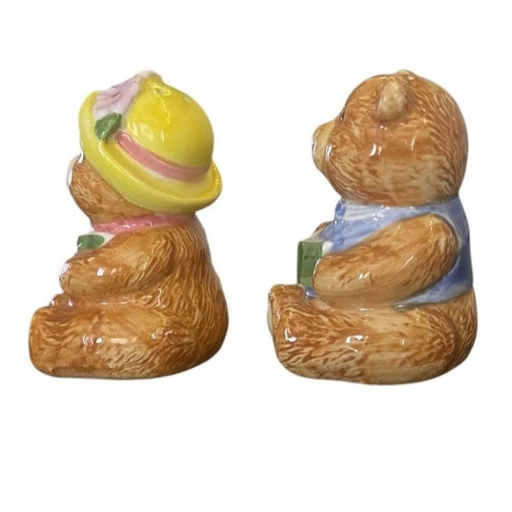 Vintage Otagiri Salt And Pepper Bear Shaker Set By Mary Ann Baker Japan NOB