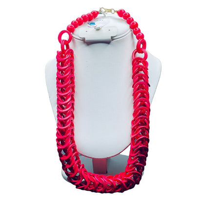 PINK Statement NECKLACE