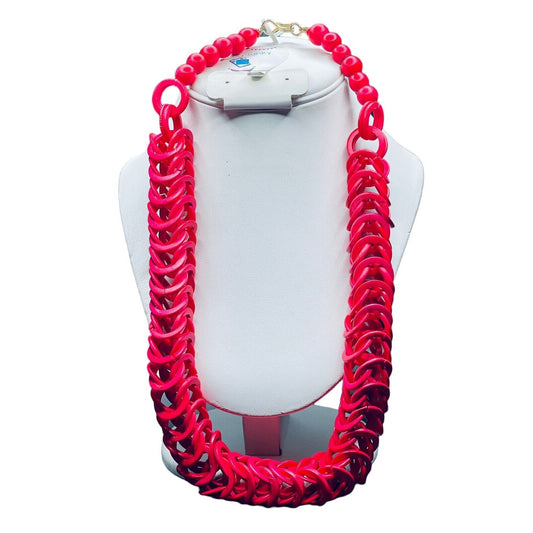 PINK Statement NECKLACE