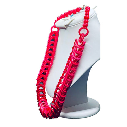 PINK Statement NECKLACE