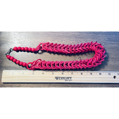 PINK Statement NECKLACE