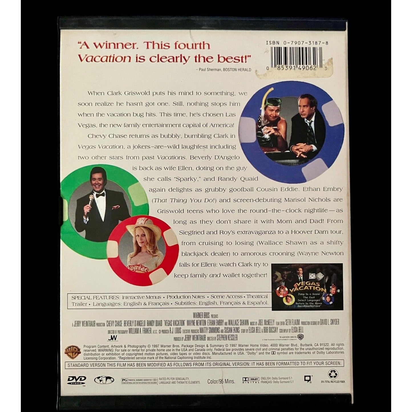 Vegas Vacation • DVD • 1997 • Chevy Chase