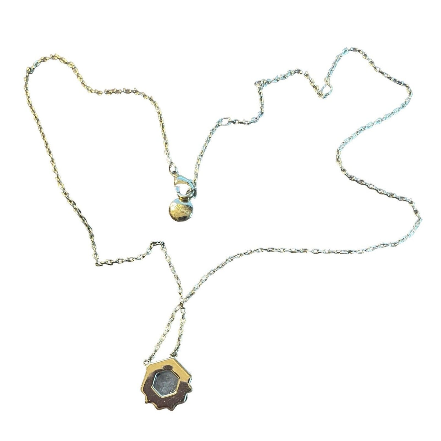 Stella & Dot Nova Jadeite Goldtone 19” Necklace EUC GORGEOUS