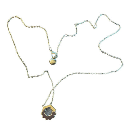 Stella & Dot Nova Jadeite Goldtone 19” Necklace EUC GORGEOUS