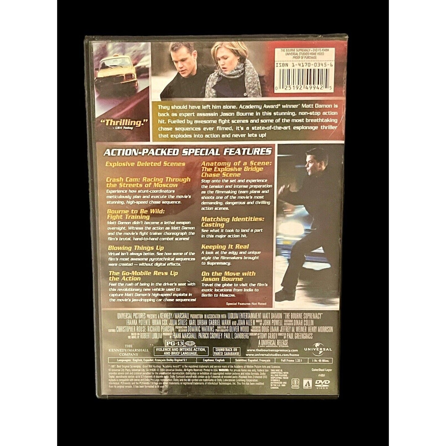 The Bourne Supremacy • DVD • 2004 • Matt  Damon