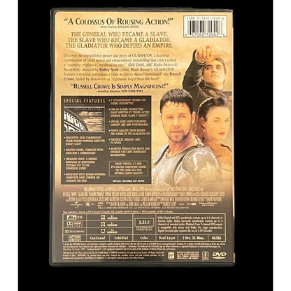 Gladiator • Ridley Scott• DVD • 2000 • 2-Disc Set • Like New!