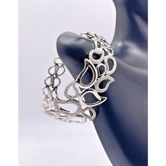WLG .925 Sterling Silver Adjustable Bracelet GORGEOUS VGUC